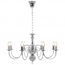 Candelabru, argintiu, 8 becuri E14 - Img 4