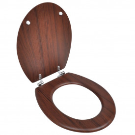 Capac WC MDF design lemn