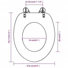 Capac WC MDF design lemn - Img 9