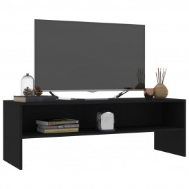 Comodă TV, negru, 120 x 40 x 40 cm, PAL - Img 3