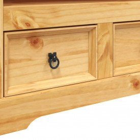 Comodă TV stil Corona din pin mexican 91 x 43 x 56 cm - Img 7