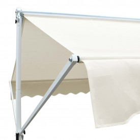 Copertină cu structură independentă, crem, 4 x 3 m - Img 6