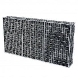 Coș gabion din oțel, 200 x 30 x 100 cm - Img 4