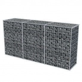 Coș gabion din oțel, 200 x 50 x 100 cm - Img 3