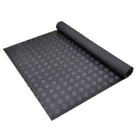 Covor de cauciuc anti-alunecare, 1,5x2 m, 3 mm, pătrat striat - Img 1