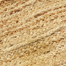 Covor manual, natural, 80 x 160 cm, iută - Img 4
