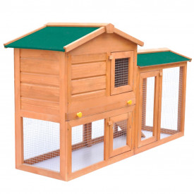 Cușcă iepuri pentru exterior sau animale mici din lemn - Img 2
