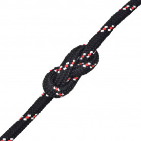 Frânghie marinărească din polipropilenă 10 mm 50 m, negru - Img 2