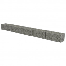 Gabion perete cu capace, oțel galvanizat, 600 x 50 x 50 cm - Img 2
