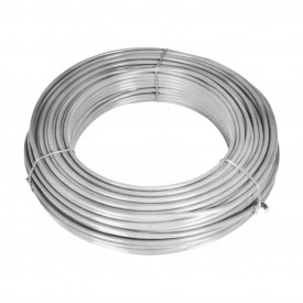 Gard de sârmă galvanizată cu țăruș ancorare stâlp, 15 x 0,8 m - Img 3