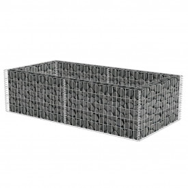Jardinieră gabion 180 x 90 x 50 cm - Img 3