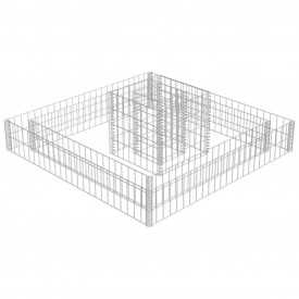 Jardinieră gabion cu 2 niveluri - Img 2