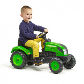 Jucarie pentru copii tractor cu pedale - verde Falk 2057 Country Farmer - Img 2