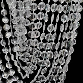 Lampă de tavan cu cristale 22 x 58 cm - Img 4