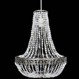 Lampă de tavan cu cristale 36,5 x 46 cm