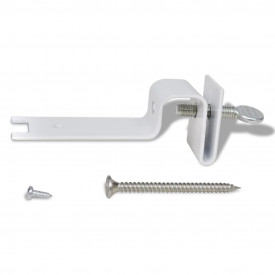 Lampă solară pentru exterior 6 pcs Lumină pentru gard Albă - Img 9