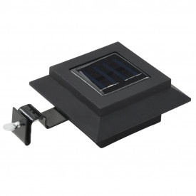 Lămpi solare de exterior, 12 buc., negru, 12 cm, pătrat, LED - Img 3