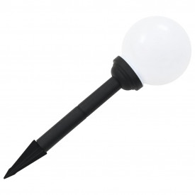 Lămpi solare de exterior, 6 buc., 20 cm, RGB, sferic, LED - Img 7