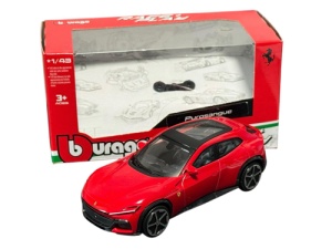 Macheta Bburago 1/43 Ferrari Purosangue Rosu Bb36000/36050 - Img 3