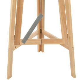 Masă de bar pliabilă, 78 cm, lemn de brad - Img 7