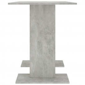 Masă de bucătărie, gri beton, 110 x 60 x 75 cm, PAL - Img 4