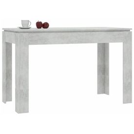 Masă de bucătărie, gri beton, 120 x 60 x 76 cm, PAL - Img 3