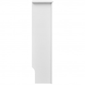 Mască de calorifer, 2 buc., alb, 172 cm, MDF - Img 3