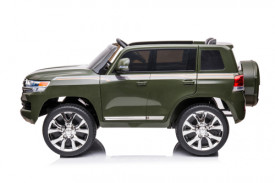 Masina electrica cu telecomanda pentru copii, Toyota Land Cruiser, AIMJJ2022, verde - Img 3