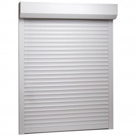 Oblon rulant, alb, 140 x 150 cm, aluminiu