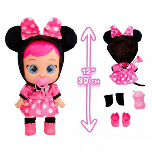 Papusa Bebelus Cry Babies Minnie Junior, 922198 - Img 3