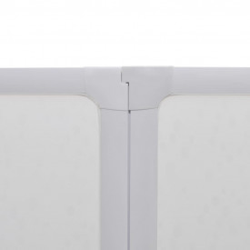 Paravan pliabil baie 7 panouri 140 x 168 cm cu suport de prosop - Img 4