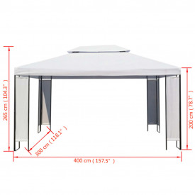 Pavilion alb, 3 x 4 m - Img 5