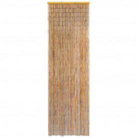 Perdea de ușă pentru insecte, bambus, 56x185 cm - Img 2