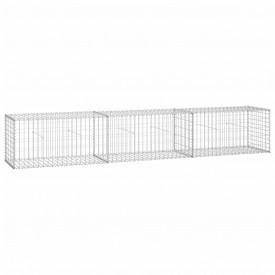 Perete gabion cu capace, 300 x 50 x 50 cm, oțel galvanizat - Img 2
