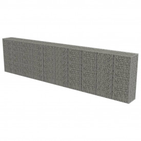 Perete gabion cu capace, oțel galvanizat, 600 x 50 x 150 cm - Img 2