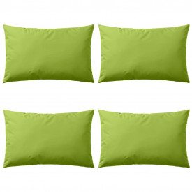 Perne de exterior, 4 buc., verde măr, 60 x 40 cm