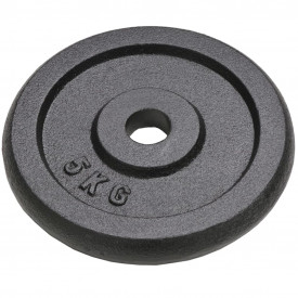 Plăci de greutate 4 buc, 2 x 10 kg + 2 x 5 kg, fontă - Img 3