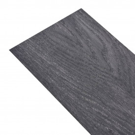 Plăci de pardoseală autoadezive, PVC, 5,02 m², negru și alb - Img 2