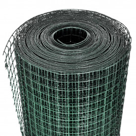 Plasă gard cu izolație PVC 1 m x 25 m ochi 19 x 19 mm - Img 3