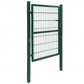 Poartă 2D pentru gard (simplă) 106 x 230 cm, verde - Img 2