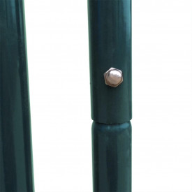 Poartă pentru gard de gradină 100 x 100 cm verde - Img 5