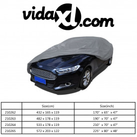 Prelată autoturism, material nețesut, XXL - Img 9