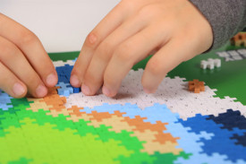 Puzzle cu numere Plus PlusPamantul 800 piese 3914 - Img 4