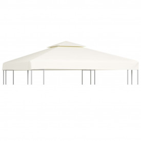Rezervă Acoperiș marchiză 310 g / m² Alb crem 3x3 m