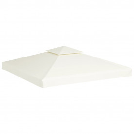 Rezervă Acoperiș marchiză 310 g / m² Alb crem 3x3 m - Img 2