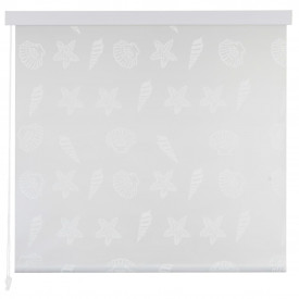 Roletă perdea de duș 100x240 cm Model stea de mare - Img 2