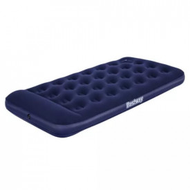 Saltea Gonflabila cu Tetiera Bestway cu Pompa de Picior Incorporata 188 cm, 67224