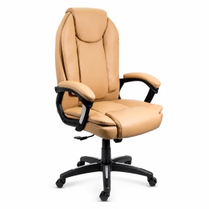 Scaun birou OFF 356, piele ecologica, mecanism de balans, robust, 110 kg - Img 2