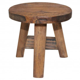 Scaun din lemn masiv reciclat 20x20x23 cm