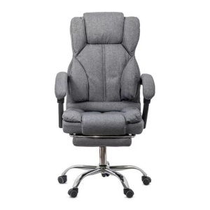 Scaun directorial OFF 415F, stofa, functie rabatare, role gumate, 120 kg - Img 2